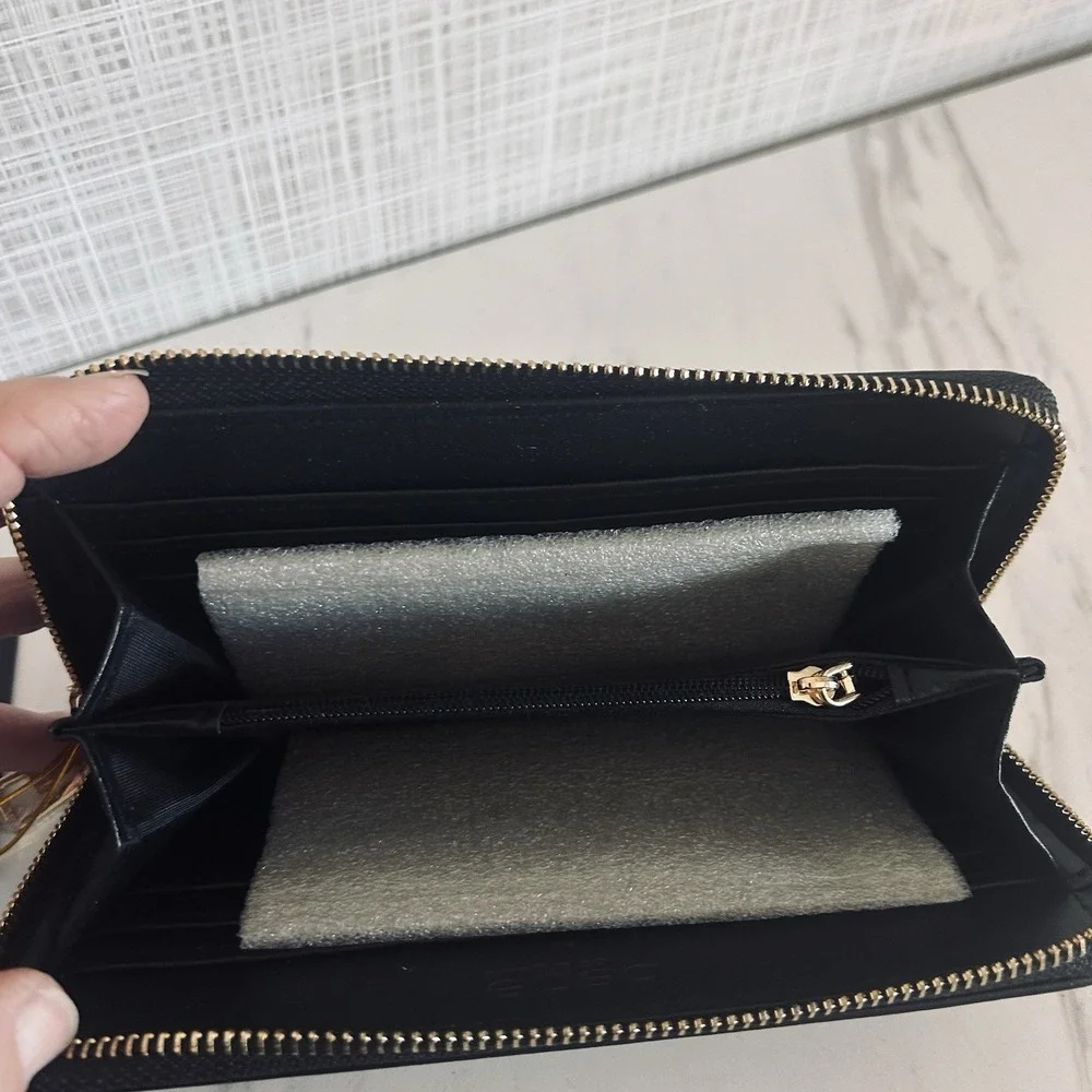 bebe Melendy Zip Around Wallet Clutch 7.5